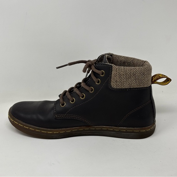 Dr. Martens Women’s Maelly padded collar brown lace up boots size 7 - Picture 3 of 11